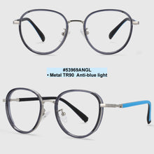 Carica l&#39;immagine nel visualizzatore di Gallery, 53969 Kids Anti Blue Light TR90 Glasses Frames Round Protect Children&#39;s Vision Eyeglasses