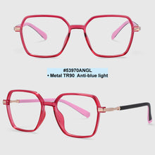 Load image into Gallery viewer, 53970 Square Kids Anti Blue Light Stars TR90 Glasses Frames Protect Child&#39;s Eyesight Eyeglasses