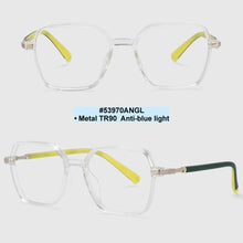 Load image into Gallery viewer, 53970 Square Kids Anti Blue Light Stars TR90 Glasses Frames Protect Child&#39;s Eyesight Eyeglasses