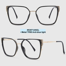 Load image into Gallery viewer, 53971 Lady  Anti Blue Light Optical Glasses Frames Women Retro TR90 Computer Eyeglasses