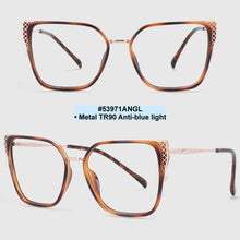 Load image into Gallery viewer, 53971 Lady  Anti Blue Light Optical Glasses Frames Women Retro TR90 Computer Eyeglasses