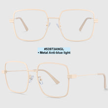 Load image into Gallery viewer, 53973 Big Frame Square Metal Anti Blue Light Optical Glasses Frames Men Women Computer Eyeglasses