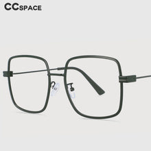 Load image into Gallery viewer, 53973 Big Frame Square Metal Anti Blue Light Optical Glasses Frames Men Women Computer Eyeglasses