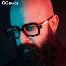 Load image into Gallery viewer, 53979 Retro Rectangle Anti Blue Light Brand Glasses Frames Men Women Computer Eyeglasses