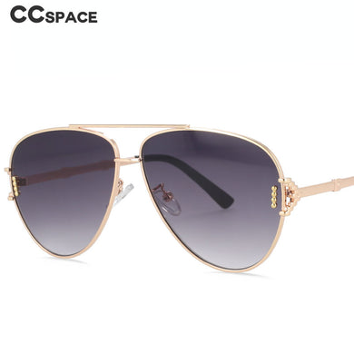 53981 Oversized Pilot Sunglasses Retro Men Women Shades Uv400 Vintage Glasses