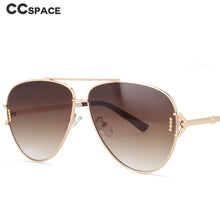 Load image into Gallery viewer, 53981 Oversized Pilot Sunglasses Retro Men Women Shades Uv400 Vintage Glasses