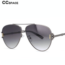 Load image into Gallery viewer, 53981 Oversized Pilot Sunglasses Retro Men Women Shades Uv400 Vintage Glasses