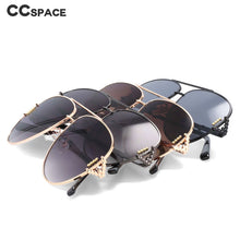 Load image into Gallery viewer, 53981 Oversized Pilot Sunglasses Retro Men Women Shades Uv400 Vintage Glasses