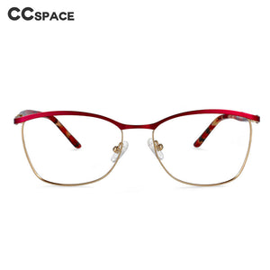 53987 Retro Cat Eye Metal Optical Eyebrow Glasses Frames Women Prescription Eyeglasses