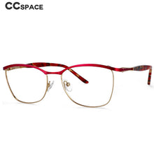 Load image into Gallery viewer, 53987 Retro Cat Eye Metal Optical Eyebrow Glasses Frames Women Prescription Eyeglasses