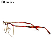 Load image into Gallery viewer, 53987 Retro Cat Eye Metal Optical Eyebrow Glasses Frames Women Prescription Eyeglasses