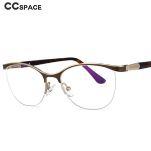 53988 Retro Cat Eye Metal Optical Prescription Glasses Frames Women Computer Eyeglasses