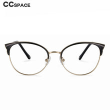 Load image into Gallery viewer, 53990 Retro Metal Eyebrow Cat Eye Optical Glasses Frames Women Computer Eyeglasses