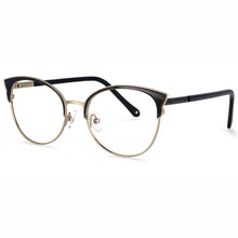 Load image into Gallery viewer, 53990 Retro Metal Eyebrow Cat Eye Optical Glasses Frames Women Computer Eyeglasses