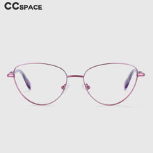 Load image into Gallery viewer, 53997 Cat Eye Metal Frame Anti Blue Light Optical Glasses Women Computer Eyeglasses