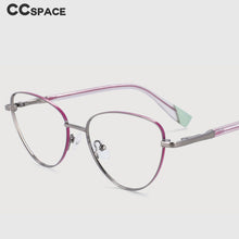Load image into Gallery viewer, 53997 Cat Eye Metal Frame Anti Blue Light Optical Glasses Women Computer Eyeglasses