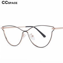 Load image into Gallery viewer, 54006 Style Cat Eye Metal Anti Blue Light Optical Glasses Frames Women Computer Eyeglasses Prescription Glasses