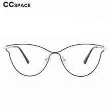 Load image into Gallery viewer, 54006 Style Cat Eye Metal Anti Blue Light Optical Glasses Frames Women Computer Eyeglasses Prescription Glasses
