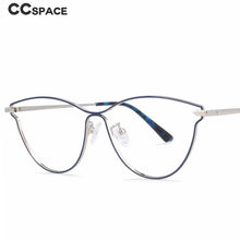 Load image into Gallery viewer, 54006 Style Cat Eye Metal Anti Blue Light Optical Glasses Frames Women Computer Eyeglasses Prescription Glasses