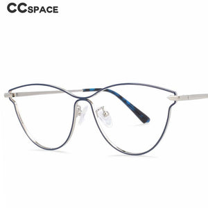 54006 Style Cat Eye Metal Anti Blue Light Optical Glasses Frames Women Computer Eyeglasses Prescription Glasses