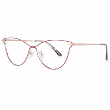 Load image into Gallery viewer, 54006 Style Cat Eye Metal Anti Blue Light Optical Glasses Frames Women Computer Eyeglasses Prescription Glasses