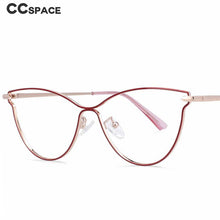 Load image into Gallery viewer, 54006 Style Cat Eye Metal Anti Blue Light Optical Glasses Frames Women Computer Eyeglasses Prescription Glasses