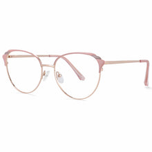 Load image into Gallery viewer, 54007 The Cat Eye Anti Blue Light Optical Metal Glasses Frames Women Computer Eyeglasses