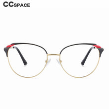 Load image into Gallery viewer, 54007 The Cat Eye Anti Blue Light Optical Metal Glasses Frames Women Computer Eyeglasses