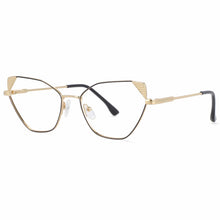 Load image into Gallery viewer, 54008 Metal Cat Eye Women Anti Blue Light Optical Glasses Frames Computer Eyeglasses