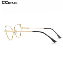 Load image into Gallery viewer, 54008 Metal Cat Eye Women Anti Blue Light Optical Glasses Frames Computer Eyeglasses