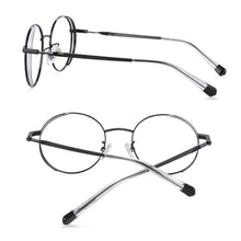 Load image into Gallery viewer, 54009 Retro Round Anti Blue Light Optical Glasses Frames Men Women Computer Eyeglasses