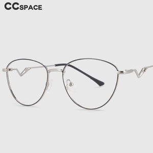 54017 Retro Metal Cat Eye Optical Glasses Frames Women Computer Eyeglasses