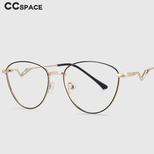Load image into Gallery viewer, 54017 Retro Metal Cat Eye Optical Glasses Frames Women Computer Eyeglasses