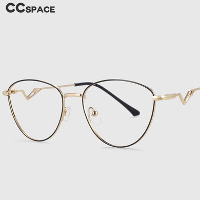 54017 Retro Metal Cat Eye Optical Glasses Frames Women Computer Eyeglasses