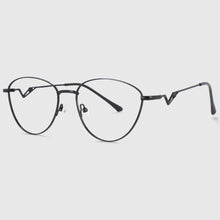 Load image into Gallery viewer, 54017 Retro Metal Cat Eye Optical Glasses Frames Women Computer Eyeglasses