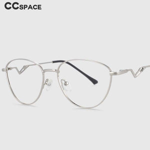 54017 Retro Metal Cat Eye Optical Glasses Frames Women Computer Eyeglasses