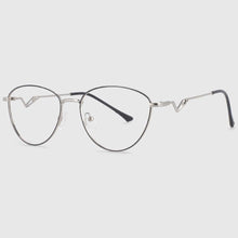 Load image into Gallery viewer, 54017 Retro Metal Cat Eye Optical Glasses Frames Women Computer Eyeglasses