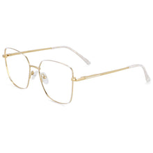 Load image into Gallery viewer, 54021 Square Metal Anti Blue Light Optical Glasses Frames Women Myopia Eyewear Computer Eyeglasses