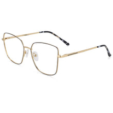 Load image into Gallery viewer, 54021 Square Metal Anti Blue Light Optical Glasses Frames Women Myopia Eyewear Computer Eyeglasses