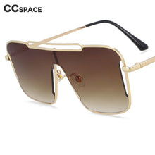 Load image into Gallery viewer, 54022 One Lens Square Sunglasses Retro Vintage Men Women's Shades UV400