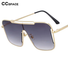 Load image into Gallery viewer, 54022 One Lens Square Sunglasses Retro Vintage Men Women's Shades UV400