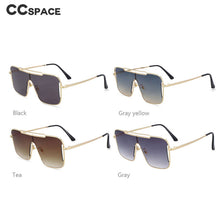 Load image into Gallery viewer, 54022 Oversized One Lens Square Goggle Sunglasses Men Women Shades Uv400 Vintage Glasses