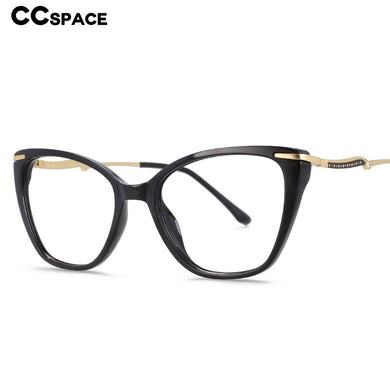 54023 TR90 Femal Anti Blue Light Optical Glasses Frames Diamond Women Computer Eyeglasses