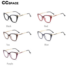 Load image into Gallery viewer, 54023 TR90 Femal Anti Blue Light Optical Glasses Frames Diamond Women Computer Eyeglasses