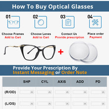 Load image into Gallery viewer, 54023 TR90 Femal Anti Blue Light Optical Glasses Frames Diamond Women Computer Eyeglasses