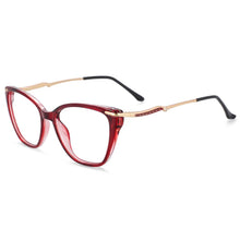 Load image into Gallery viewer, 54023 TR90 Femal Anti Blue Light Optical Glasses Frames Diamond Women Computer Eyeglasses