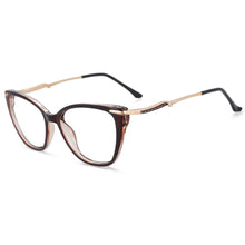 Load image into Gallery viewer, 54023 TR90 Femal Anti Blue Light Optical Glasses Frames Diamond Women Computer Eyeglasses