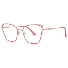 Load image into Gallery viewer, 54030 Metal Anti Blue Light Optical Glasses Frames Retro Women Computer Eyeglasses