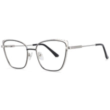 Load image into Gallery viewer, 54030 Metal Anti Blue Light Optical Glasses Frames Retro Women Computer Eyeglasses