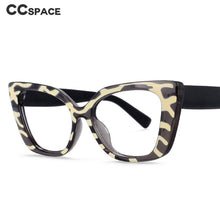Load image into Gallery viewer, 54032 Retro Rectangle Cat Eye Anti Blue Light Glasses Frames Women Computer Eyeglasses